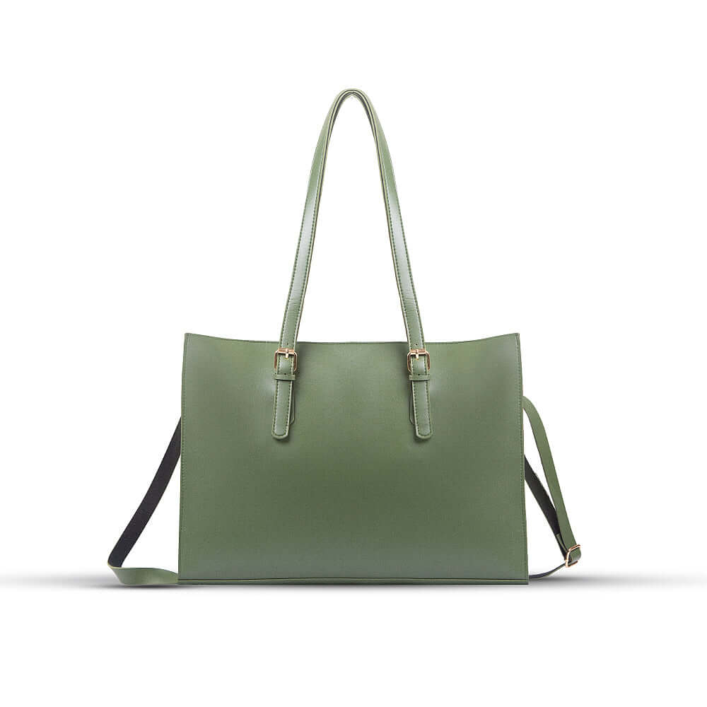 Blossom 3 Pcs Green women's tote bag in green by Bag X