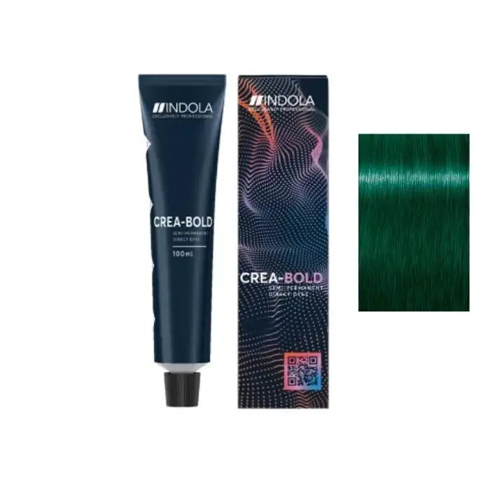 Indola Crea Bold Teal Green Hair Color 100ml - Mmall