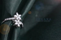 Dual Flower Ring