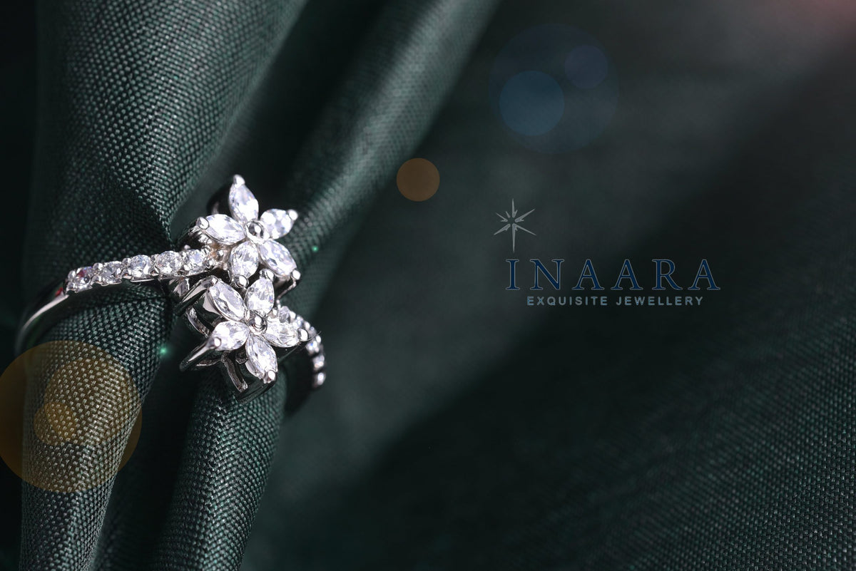 Dual Flower Ring