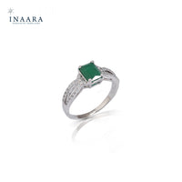 Green - Diamond Style Ring