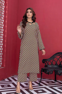 Safwa | Golden Essence – 2PC Lawn Stitched Suit (P000422) - Mmall