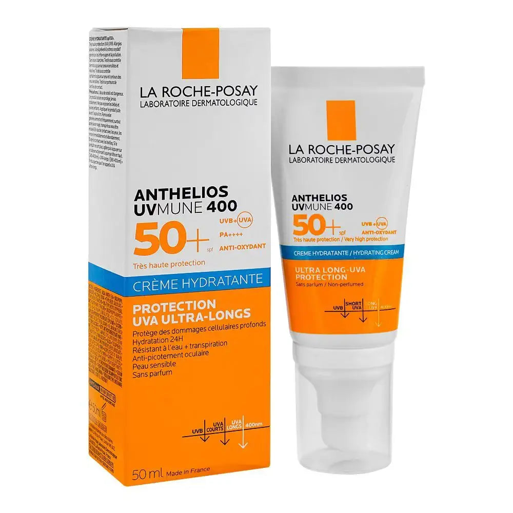 La Roche-Posay Anthelios Uvmune 400 Hydrating Cream Spf50+ 50Ml - Mmall