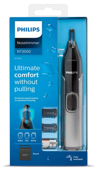 Philips NT3650/16 Trimmer Series 3000 Nose, Ear & Eyebrow Trimmer - Mmall