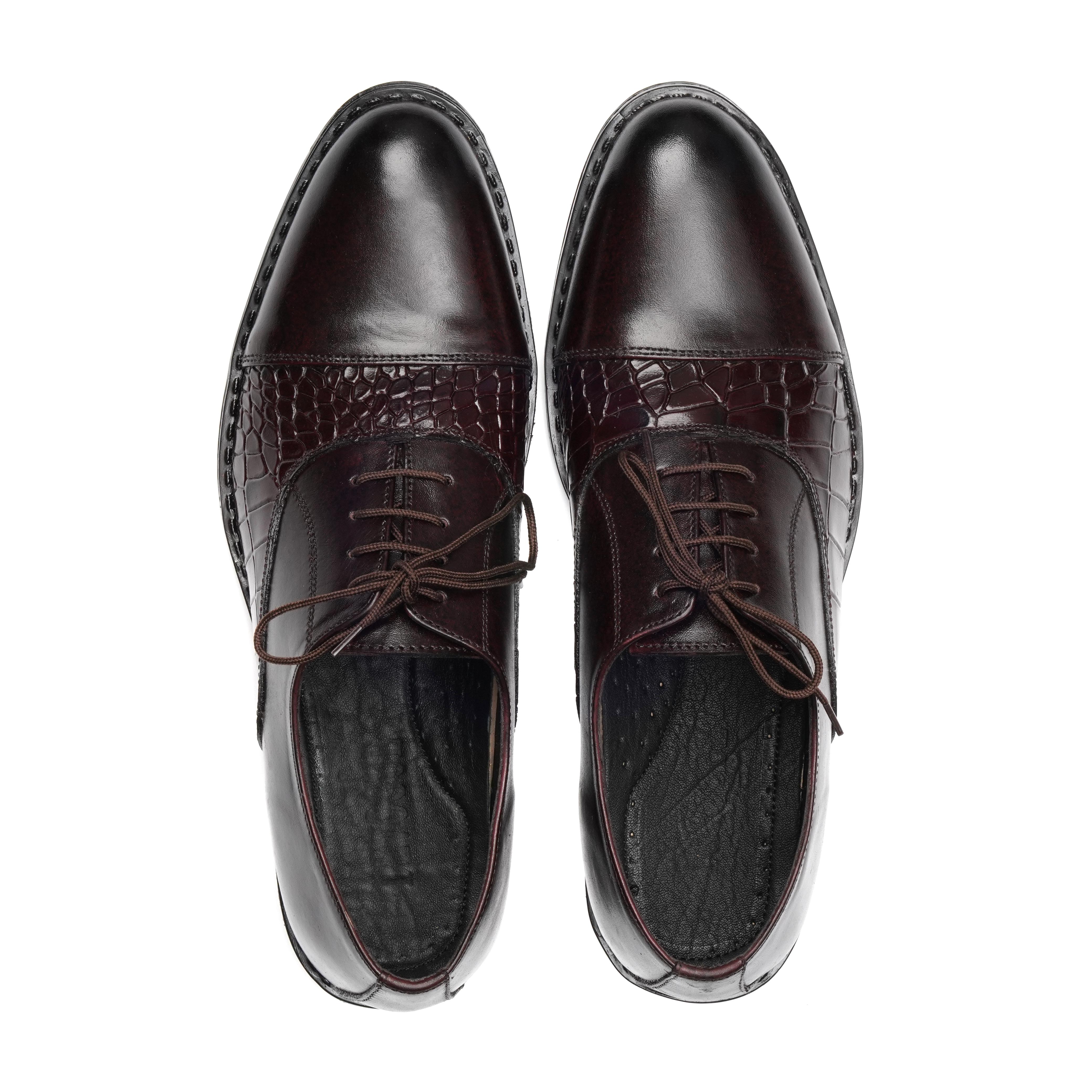 3007-Brown Oxford Soft Leather - DeVogue