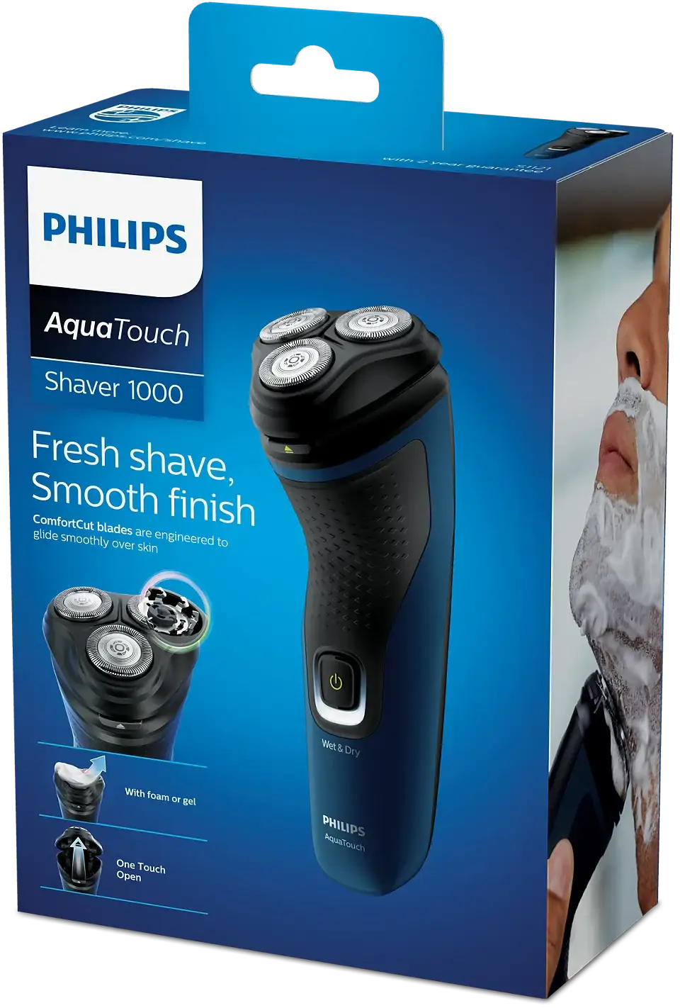 Philips S1121/40 Shaver series 1000 Wet or Dry Electric Shaver - Mmall