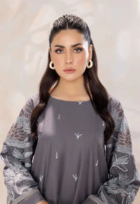 Safwa Ash Veil – 2PC Stitched Suit (P000576) - Mmall