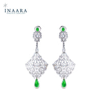 Baguette Emerald Necklace Set