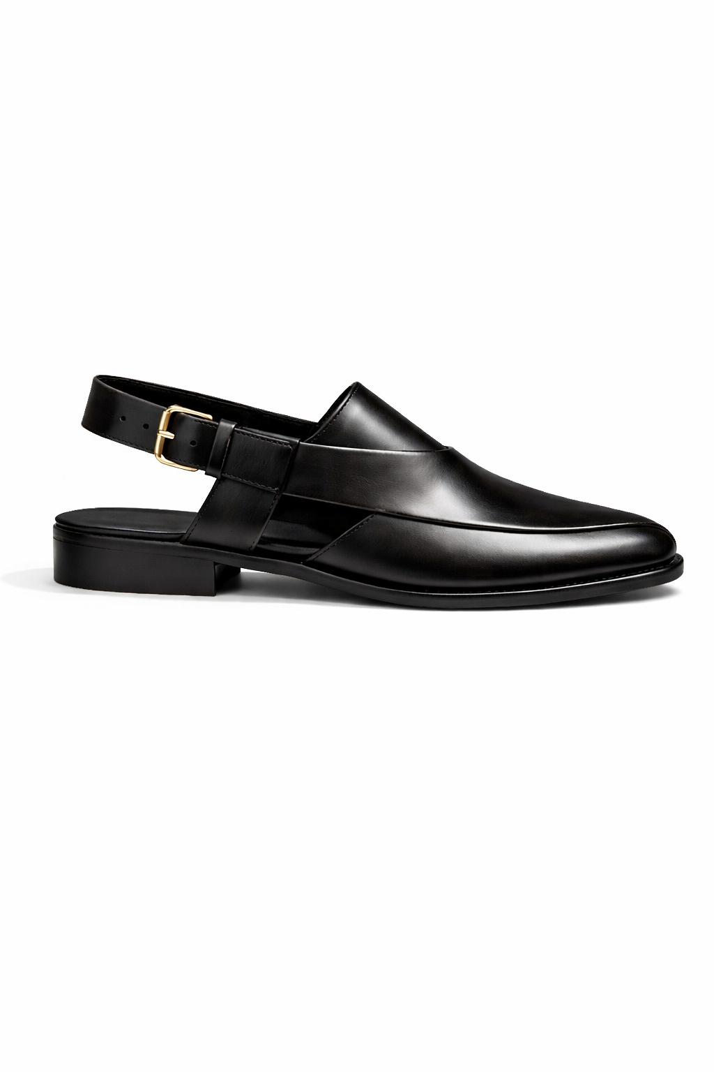CL-02 Black Peshawari Chappal - DeVogue