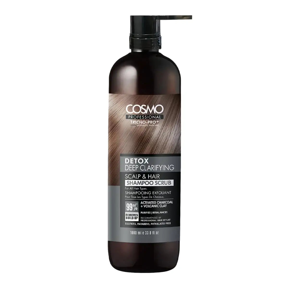 Cosmo Professional Detox Deep Clarifying Shampoo 1000Ml - Mmall