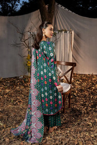 Safwa | Olive Whisper – 3PC Printed Ready to Wear (P000511) - Mmall