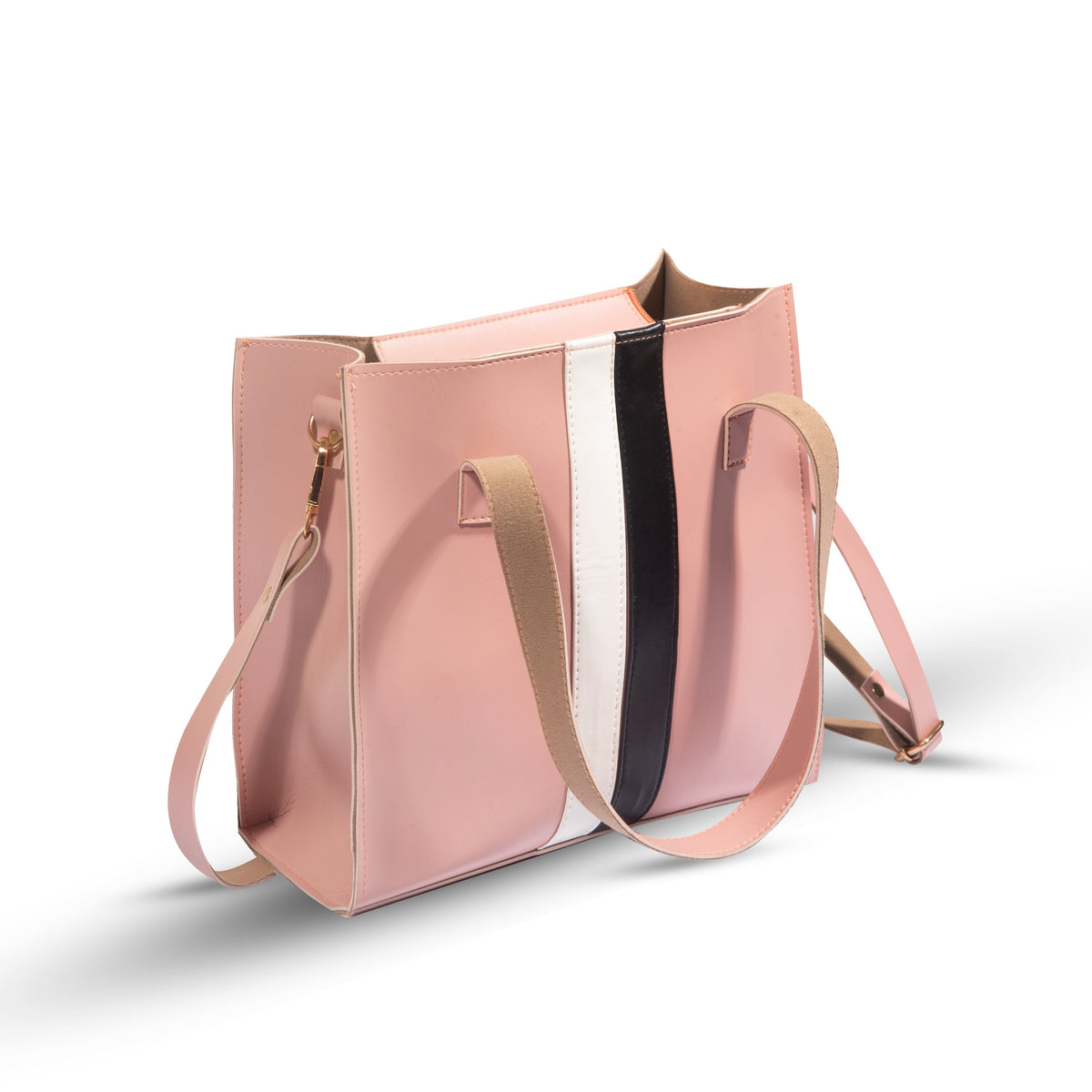 Baku 3 Pcs Pink women's wallet & clutch in pink by Bag X