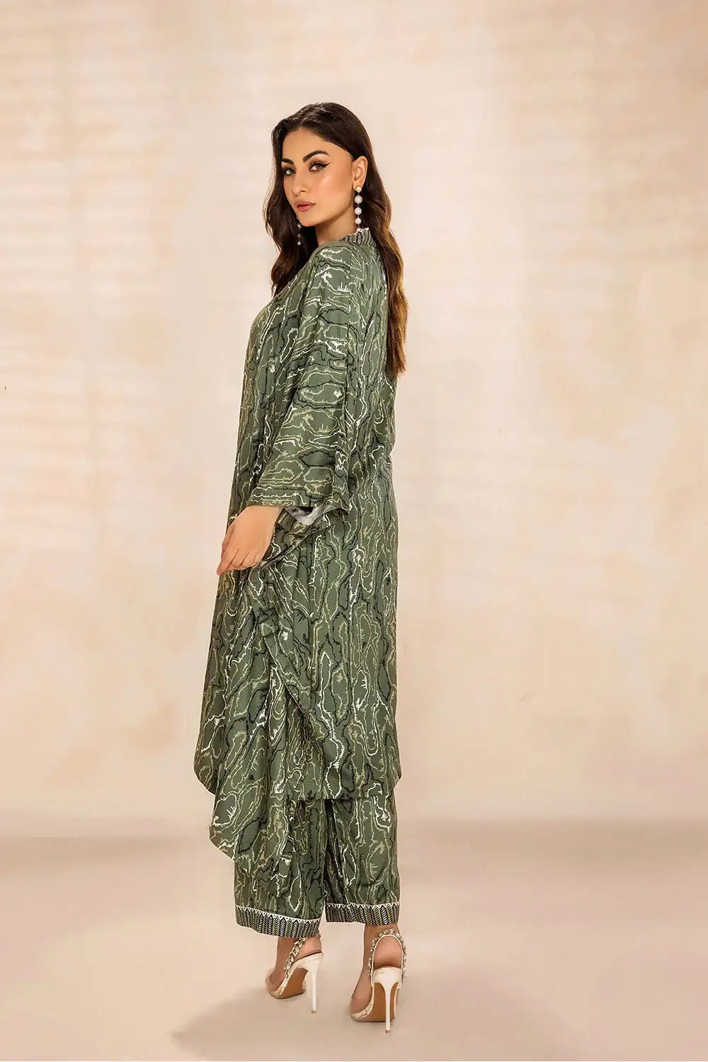 Safwa | Garden – 2PC Stitched Suit (P000653) - Mmall