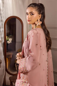 Safwa | Pink Sonata – 3PC Unstitched Suit (FV05) - Mmall