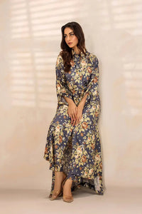 Safwa | Smoky Grace – 2PC Printed Viscose Pret (P000650) - Mmall