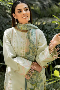 Safwa | Mint Whisper - 3PC Unstitched Suit (SPN02) - Mmall