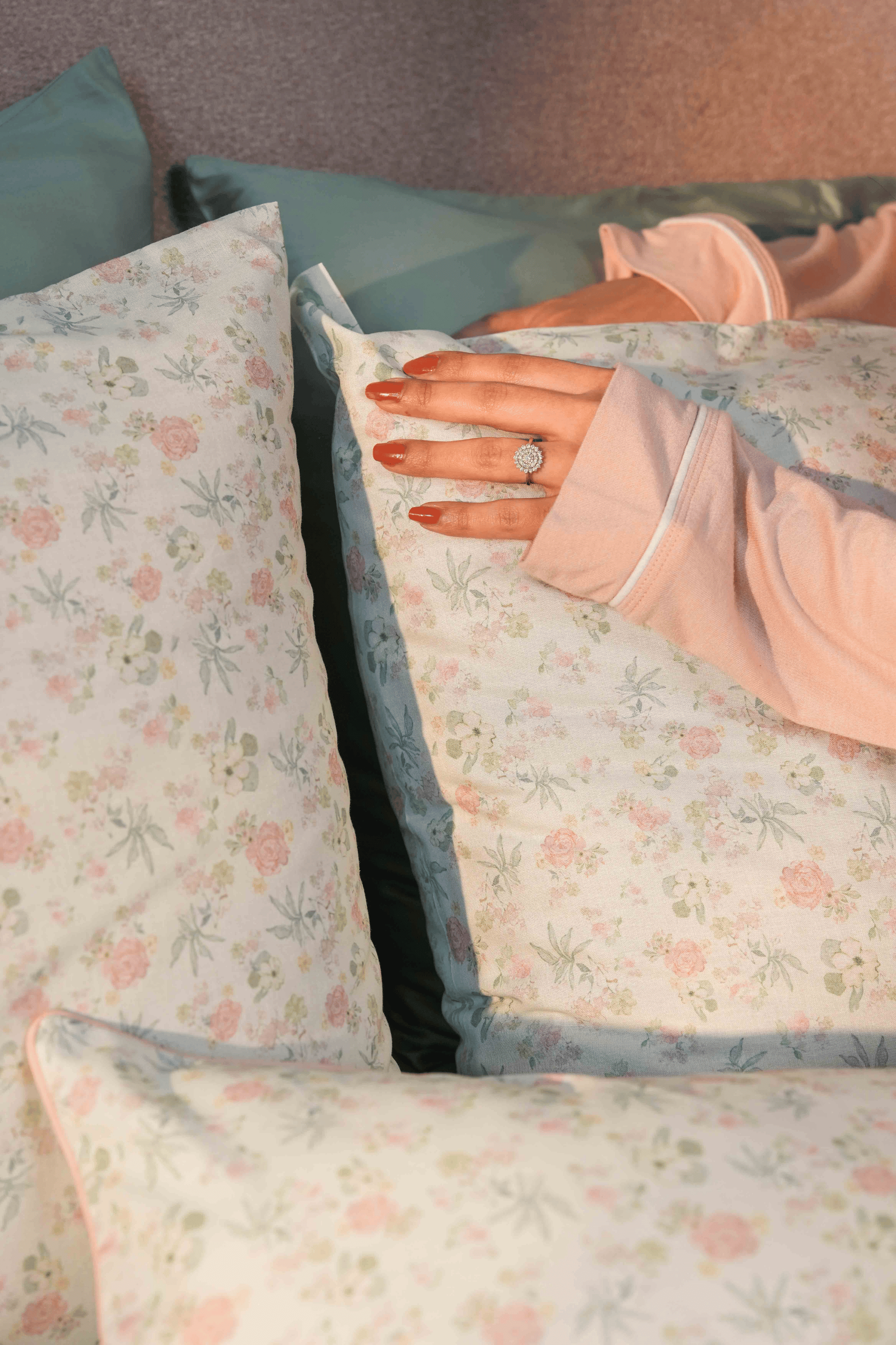 Sage Garden Percale Pillows & Cushions