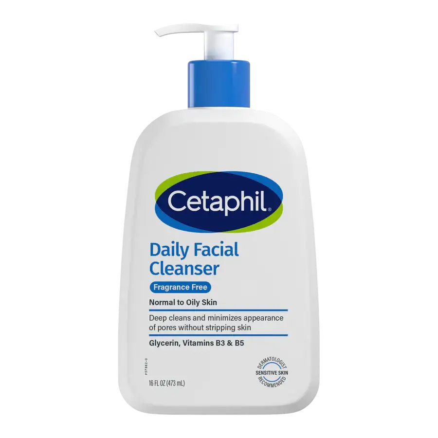 Cetaphil Daily Facial Cleanser Fragrance Free 473 Ml - Mmall