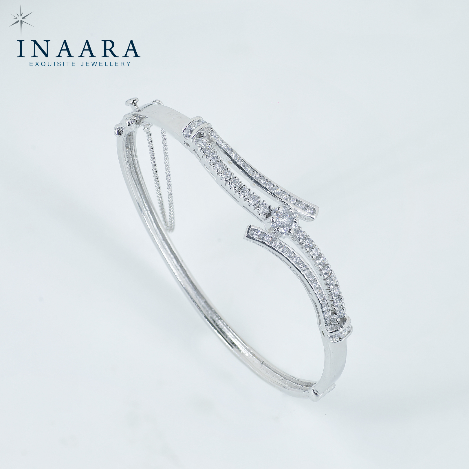 Sparkling Ribbon Bangle