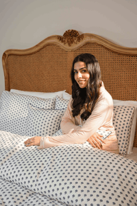 Indigo Medallion Percale Duvet Cover Set – view 5