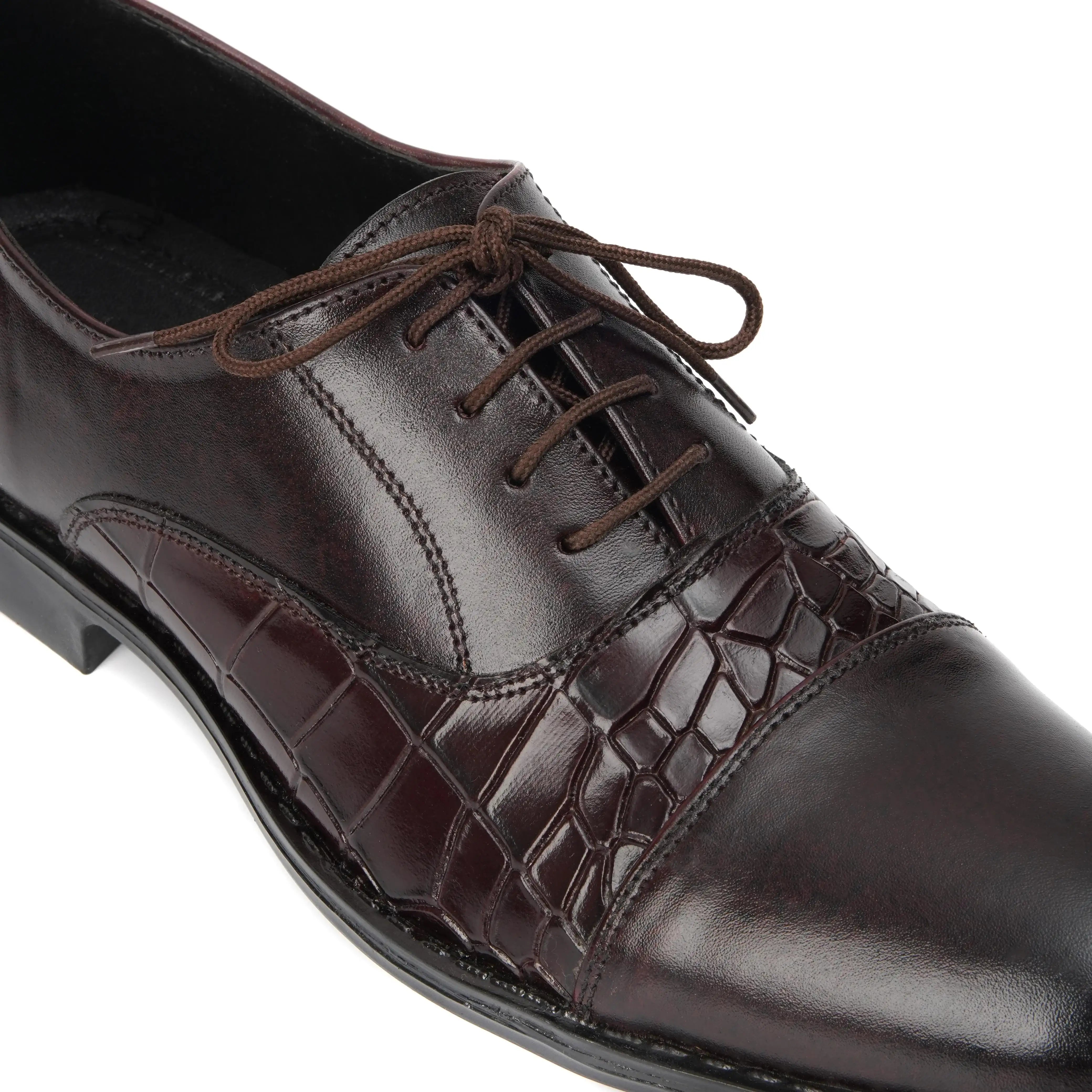 Brown Oxford Soft Leather - Mmall