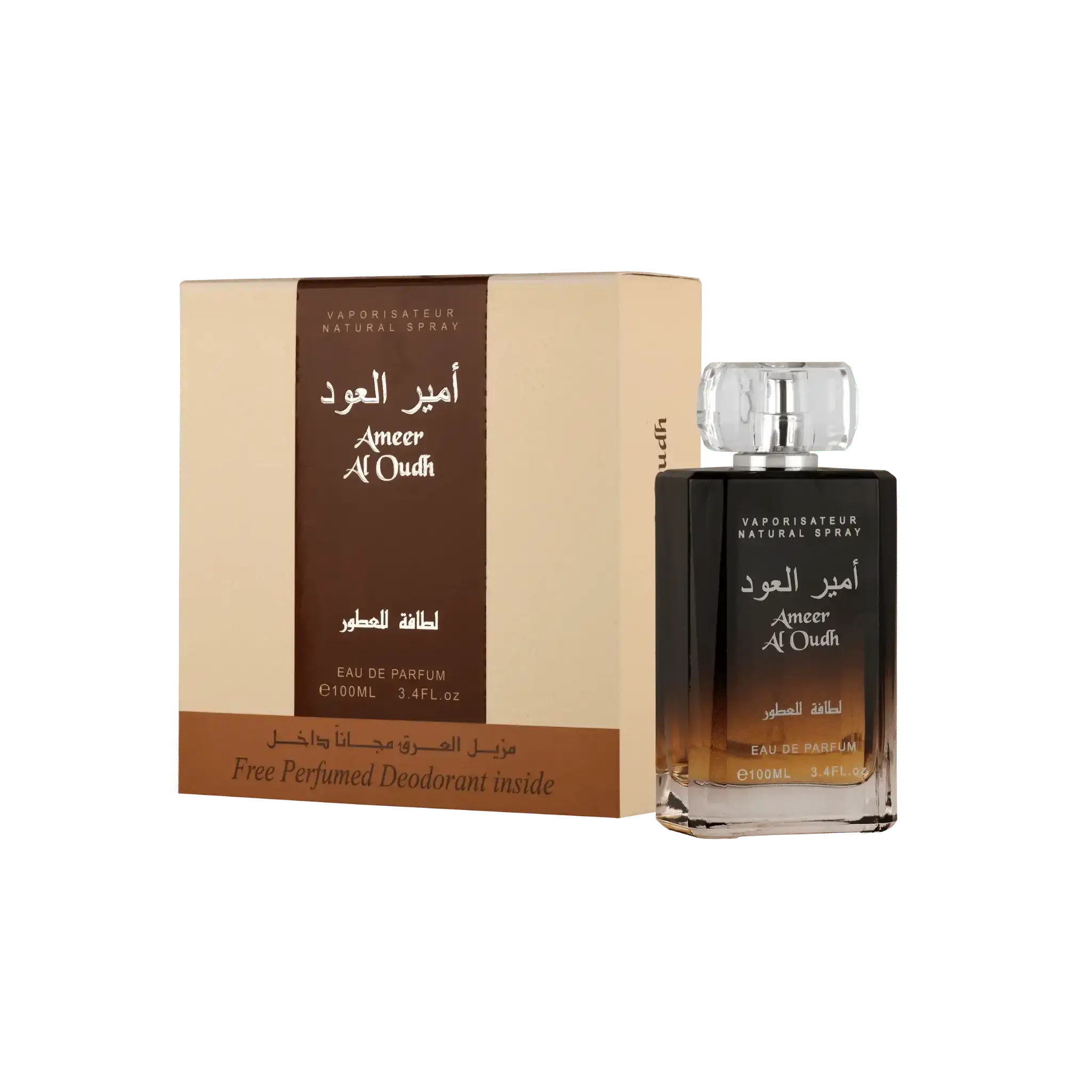 Lattafa Ameer Al Oudh + 50ml Deo - Mmall