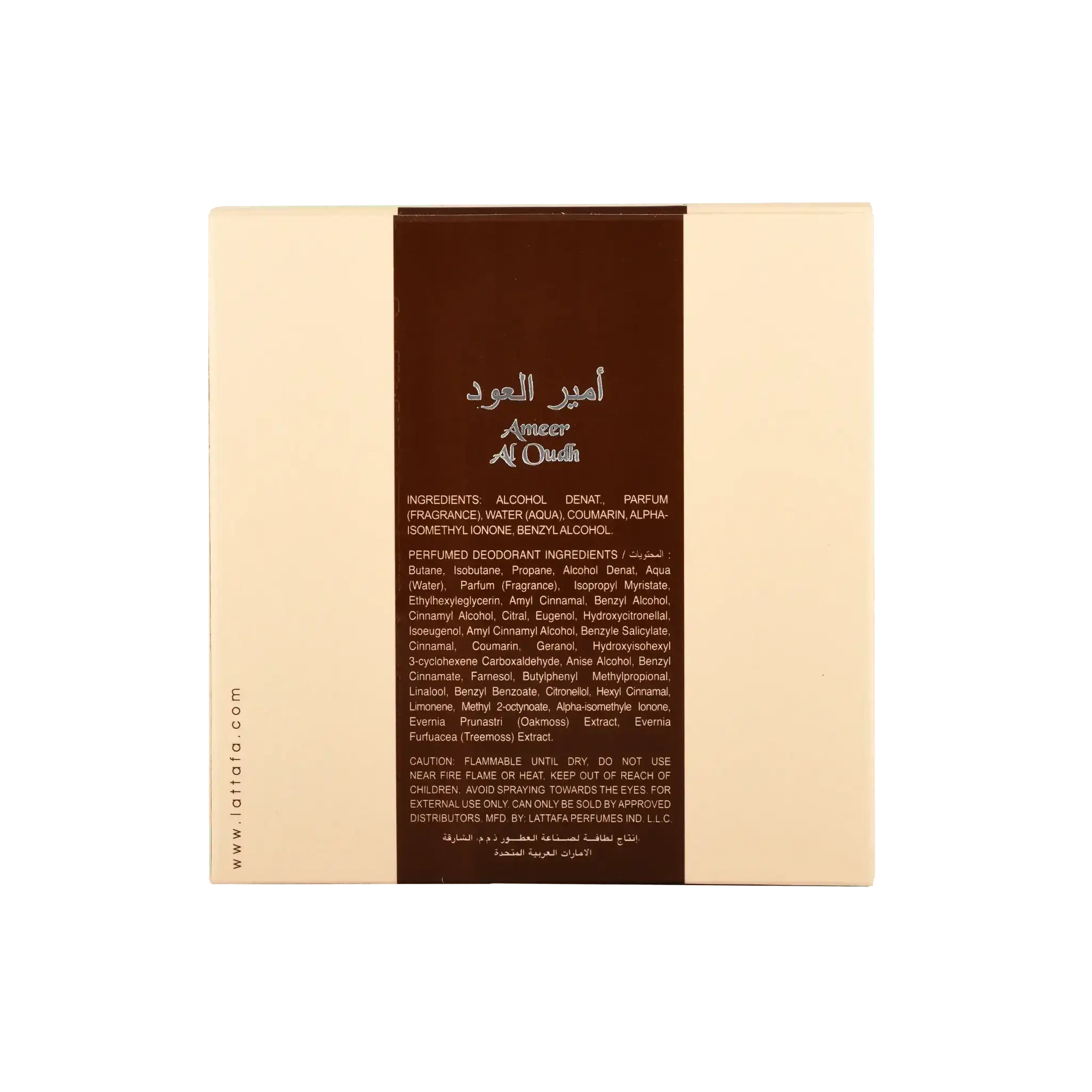 Lattafa Ameer Al Oudh + 50ml Deo - Mmall