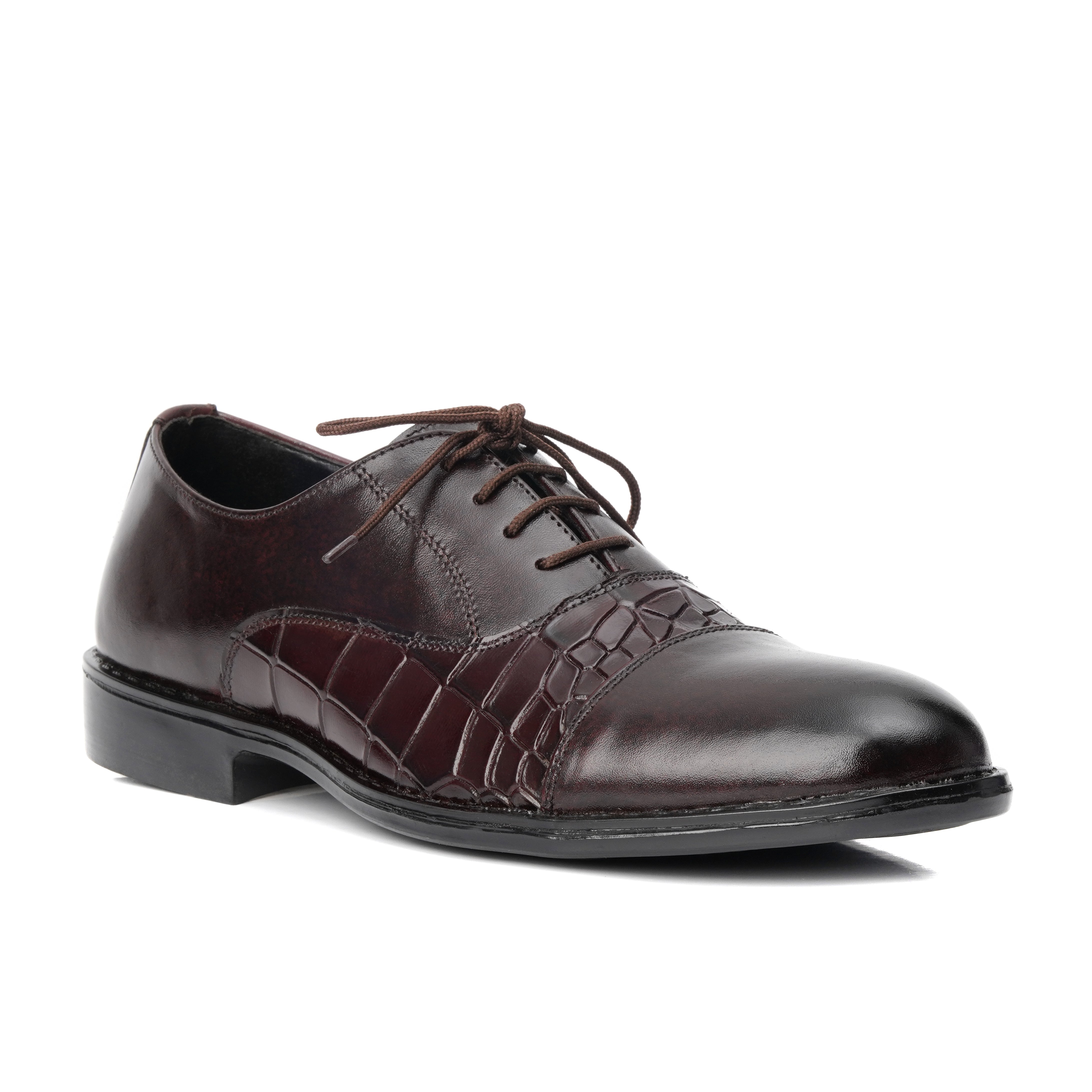 3007-Brown Oxford Soft Leather - DeVogue