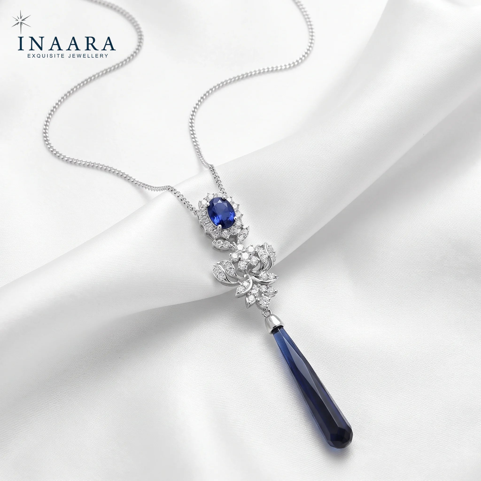 Blue Zircon Pendant