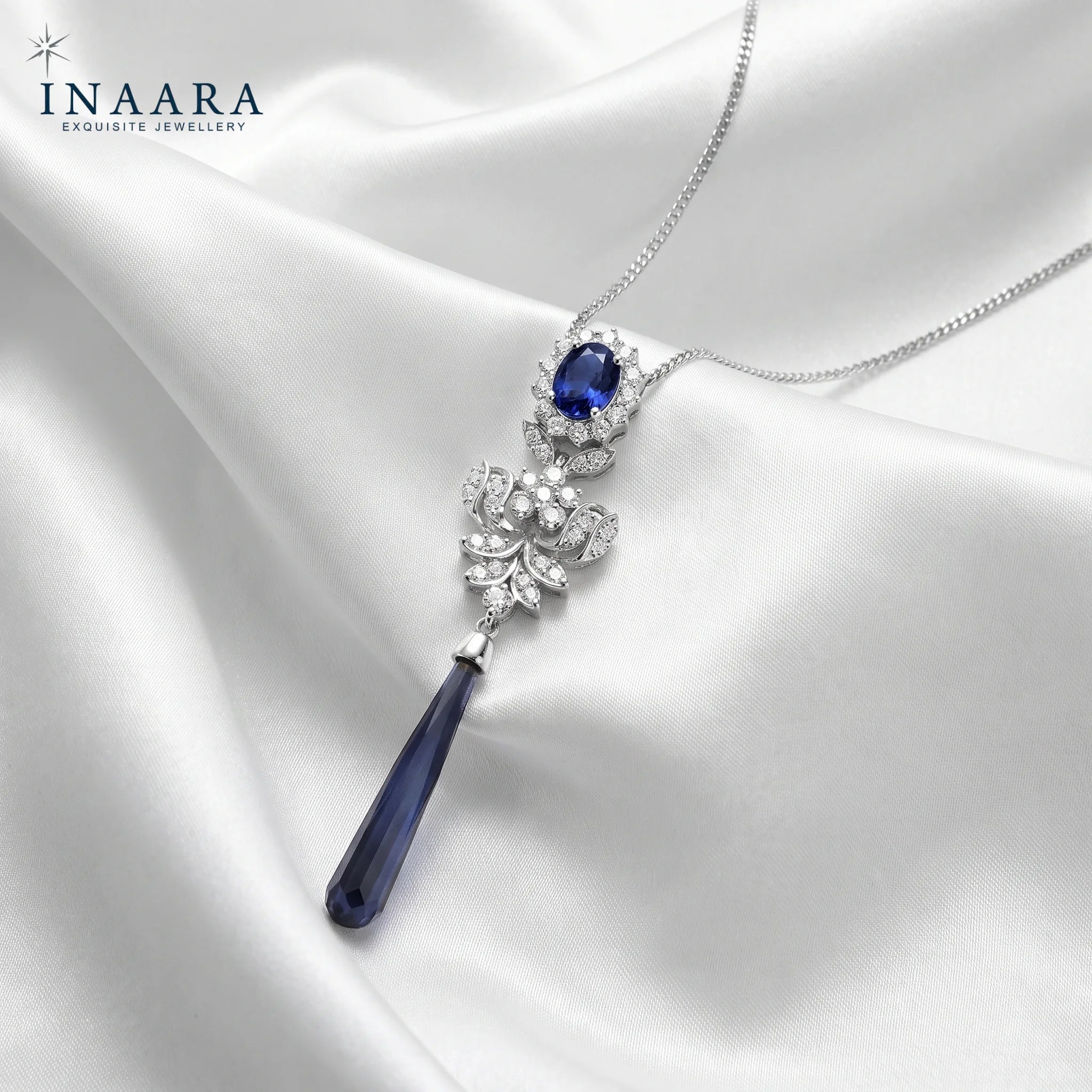 Blue Zircon Pendant