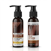 Smart size Instant Hair Coloring Shampoo plus Conditioner - Dark Brown