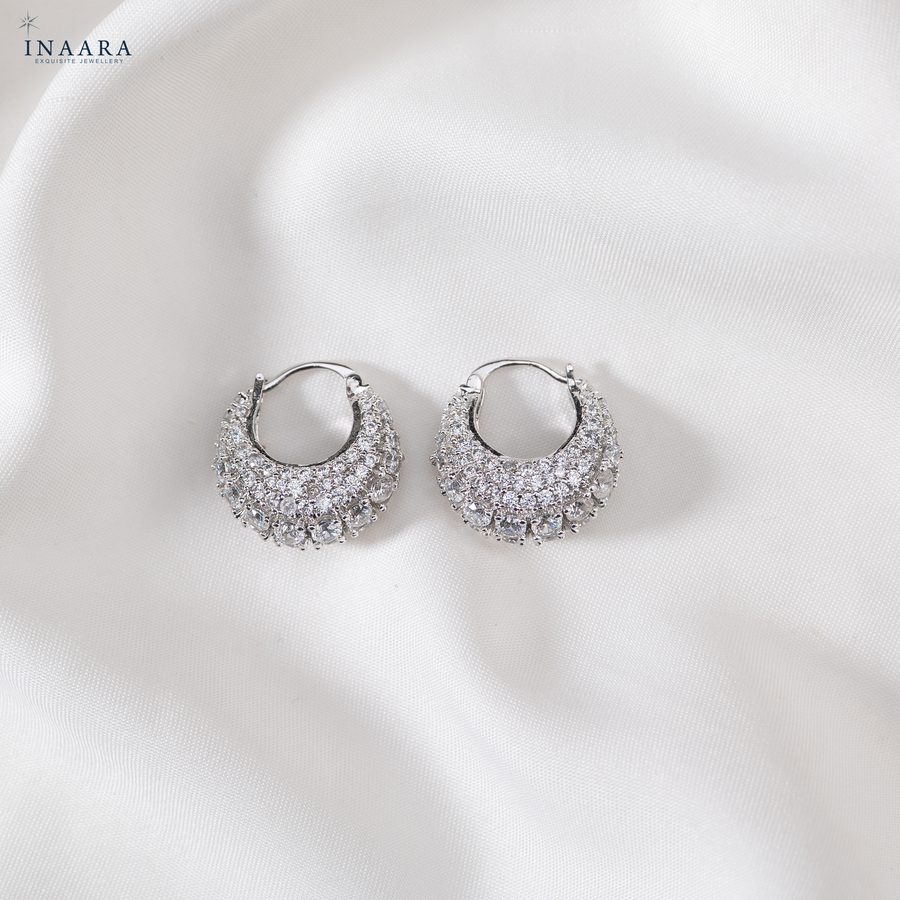 Crescent Hoop Earrings