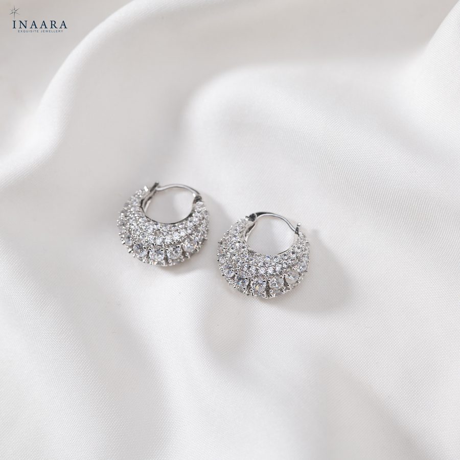 Crescent Hoop Earrings