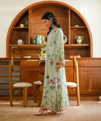 Printed Silk Lawn Kaftaan - Kross Kulture