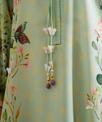 Printed Silk Lawn Kaftaan - Kross Kulture