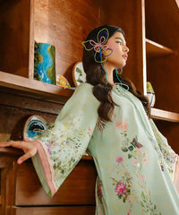 Printed Silk Lawn Kaftaan - Kross Kulture