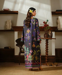 Printed Silk Lawn Kaftaan - Kross Kulture
