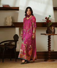 Printed Silk Lawn Kaftaan - Kross Kulture