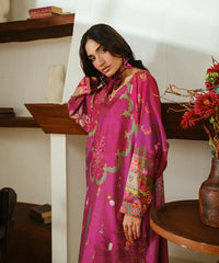 Printed Silk Lawn Kaftaan - Kross Kulture