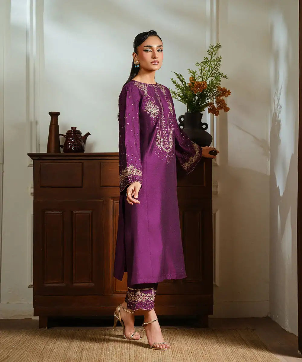 Embroidered Yarn Dyed Shirt - Kross Kulture