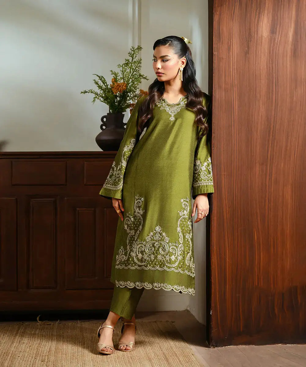 Embroidered Yarn Dyed Shirt - Kross Kulture