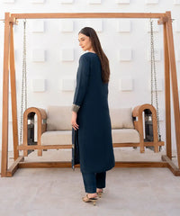 Embroidered Viscose Long Shirt - Kross Kulture