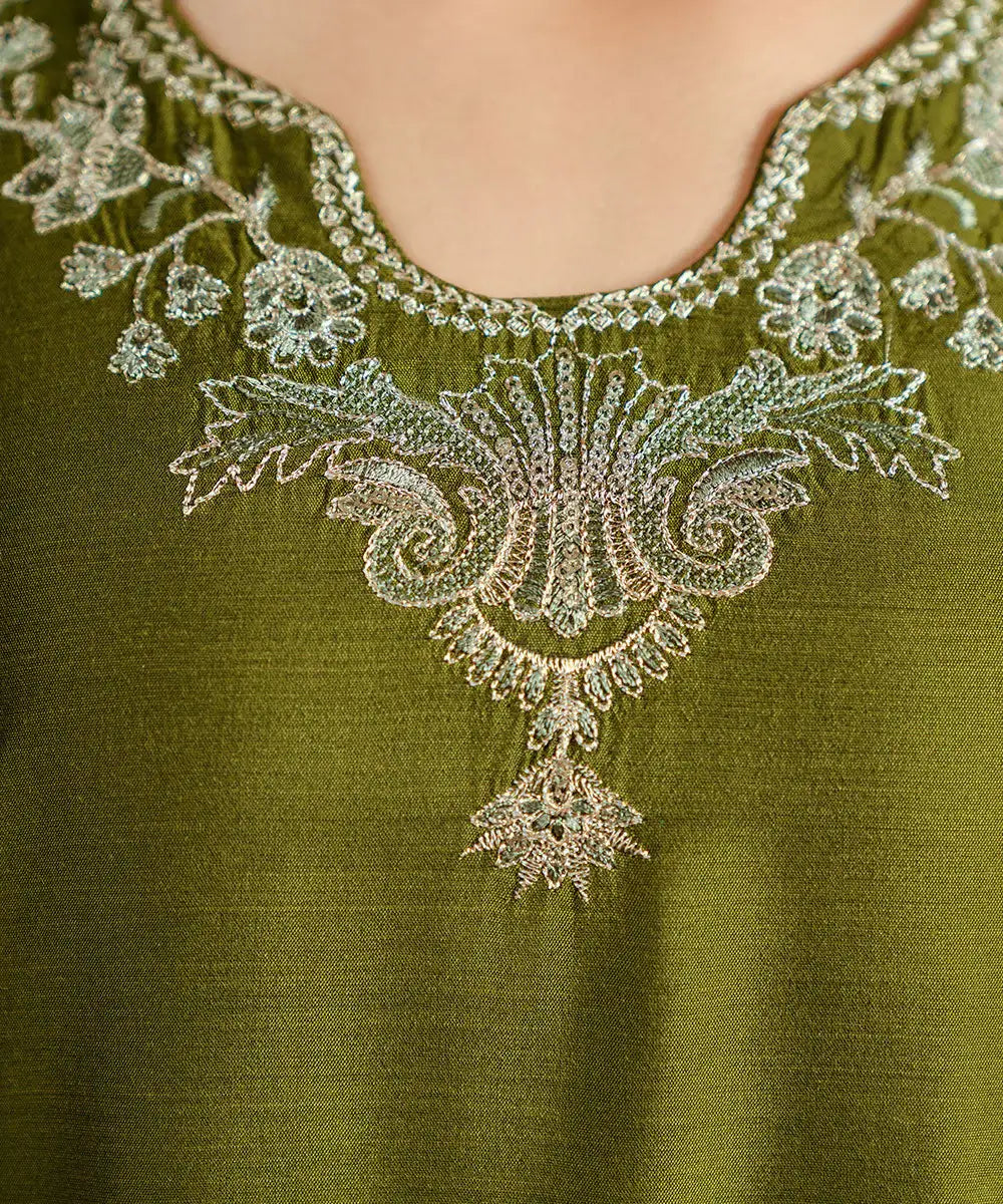 Embroidered Yarn Dyed Shirt - Kross Kulture