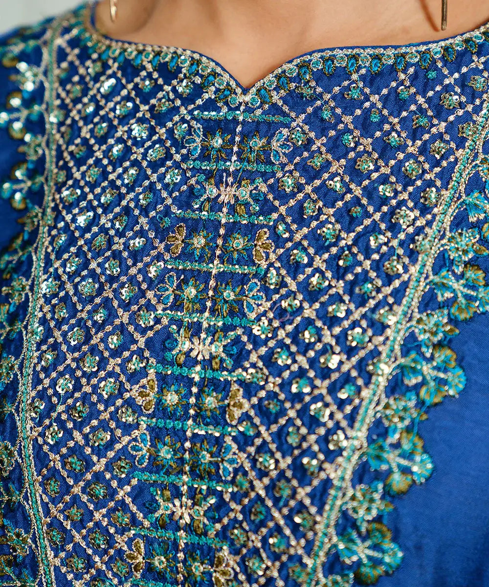 Embroidered Yarn Dyed Shirt - Kross Kulture