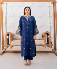 Embroidered Viscose Long Shirt - Kross Kulture
