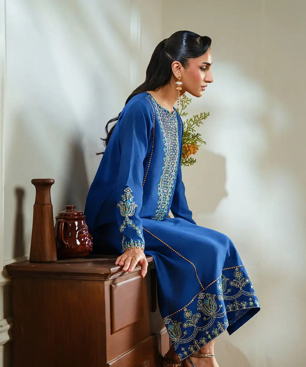 Embroidered Yarn Dyed Shirt - Kross Kulture