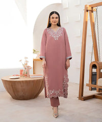 Embroidered Viscose Long Shirt - Kross Kulture
