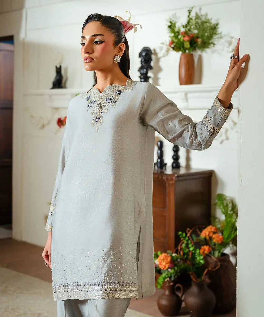 Embroidered Yarn Dyed Shirt - Kross Kulture