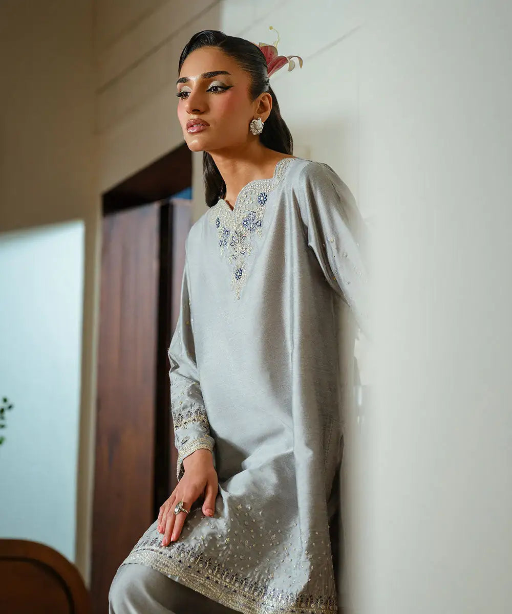 Embroidered Yarn Dyed Shirt - Kross Kulture