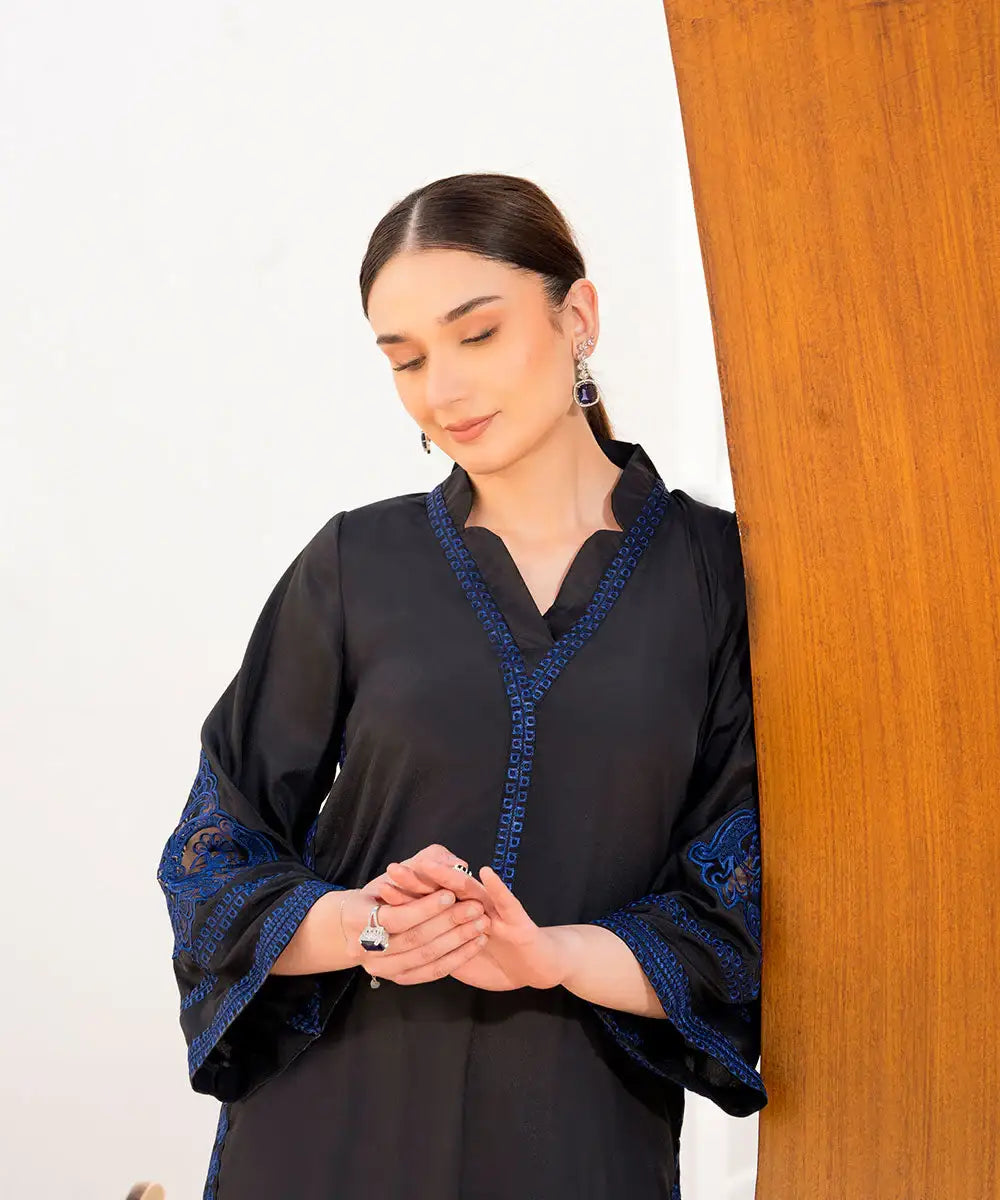 2PC - Crepe Silk Suit - Kross Kulture